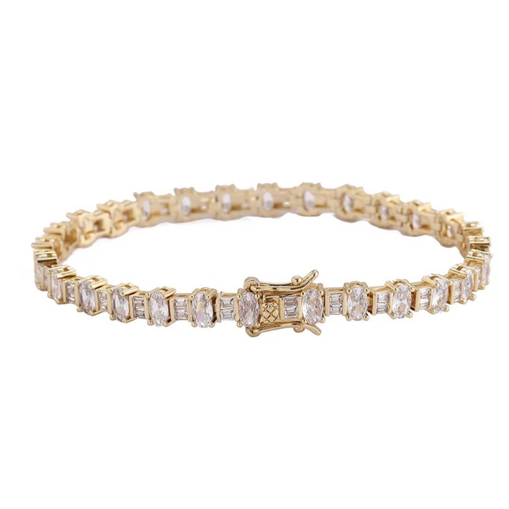 2ct Diamond Womens 14K Gold Tennis Bracelet Ladies 14 Karat Silver Jewelry 7" 8" - Picture 6 of 6